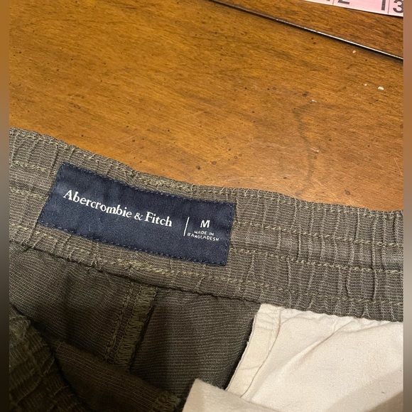 ABERCROMBIE & FITCH Drawstring Pull On Linen Blend Shorts‎ - Picture 5 of 9